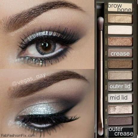 silver-eyes-makeup-tutorial-56_5 Silver eyes make-up les