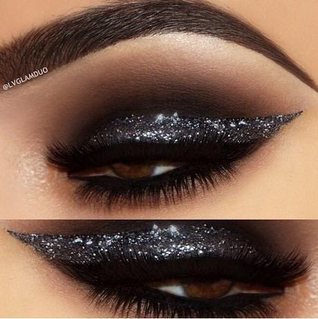 silver-glitter-makeup-tutorial-74_10 Silver glitter make-up les