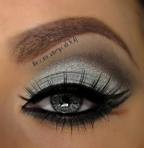 silver-glitter-makeup-tutorial-74_2 Silver glitter make-up les