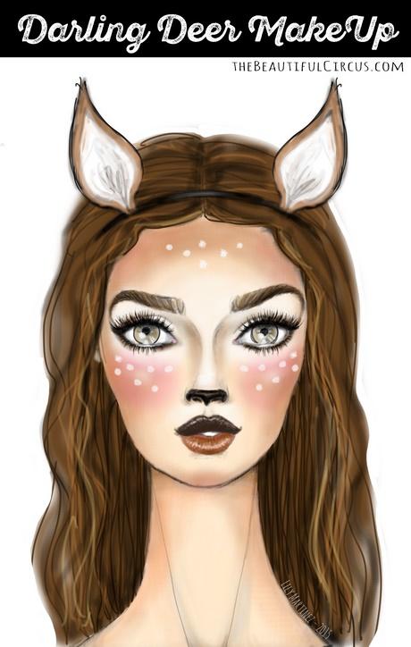 simple-deer-makeup-tutorial-81_10 Eenvoudige herten make-up tutorial