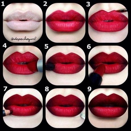 simple-red-lipstick-makeup-tutorial-00_5 Eenvoudige Red lipstick make-up tutorial