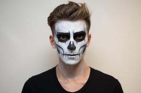 skeleton-face-makeup-tutorial-easy-74_11 Skeleton face Make-up tutorial eenvoudig