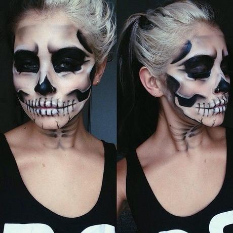 skeleton-face-makeup-tutorial-51_4 Skeleton face Make-up tutorial