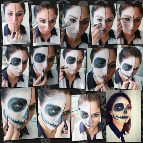 skeleton-makeup-tutorial-step-by-step-65_4 Skelet make-up tutorial stap voor stap