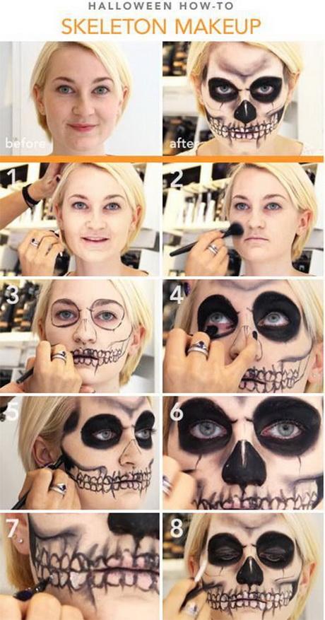 skull-makeup-tutorial-step-by-step-03 Skull make-up tutorial stap voor stap
