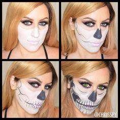 skull-makeup-tutorial-step-by-step-03_6 Skull make-up tutorial stap voor stap