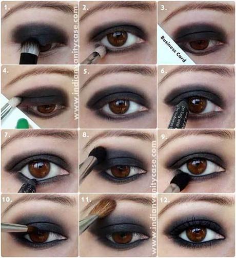 smokey-black-eyeshadow-makeup-tutorial-00 Smokey black eyeshadow make-up tutorial