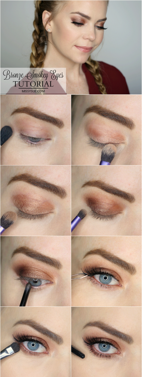 smokey-bronze-eye-makeup-tutorial-90 Smokey bronze eye make-up tutorial