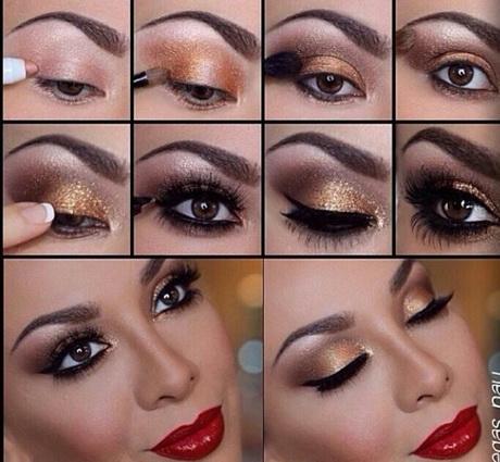 smokey-eye-and-red-lips-makeup-tutorial-91_11 Smokey eye and red lips make-up les