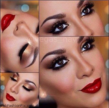 smokey-eye-and-red-lips-makeup-tutorial-91_6 Smokey eye and red lips make-up les