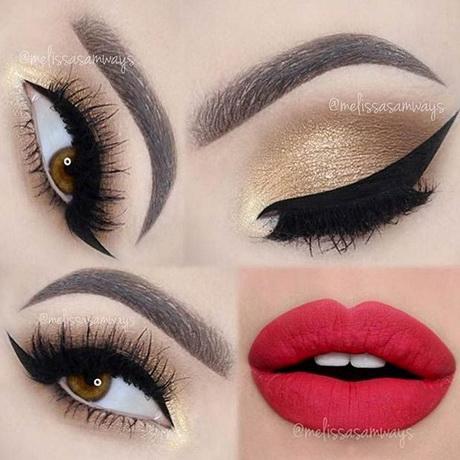 smokey-eye-and-red-lips-makeup-tutorial-91_8 Smokey eye and red lips make-up les