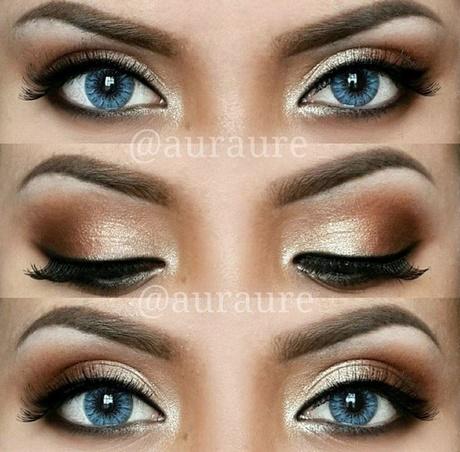 smokey-eye-makeup-for-blue-eyes-tutorial-03_6 Smokey eye make-up voor blue eyes tutorial