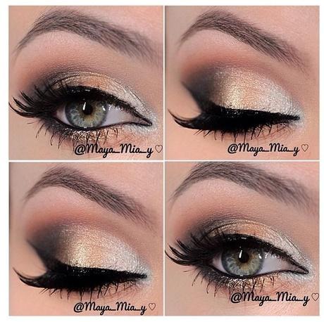 smokey-gold-eye-makeup-tutorial-69_4 Smokey gold eye make-up tutorial
