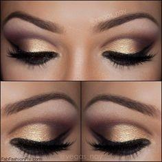 smokey-gold-eye-makeup-tutorial-69_7 Smokey gold eye make-up tutorial