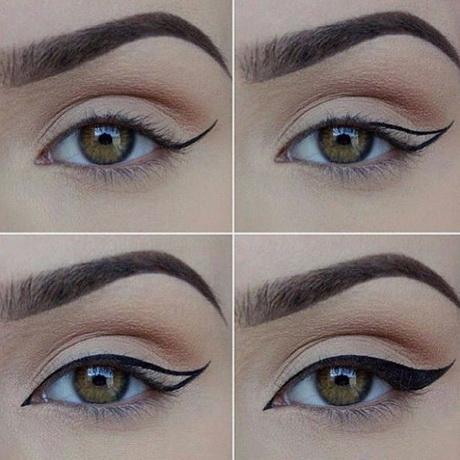 step-by-step-cat-eye-makeup-tutorial-08_12 Stap voor stap cat eye make-up tutorial