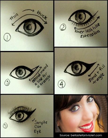 step-by-step-cat-eye-makeup-tutorial-08_9 Stap voor stap cat eye make-up tutorial