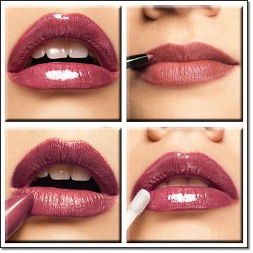 step-by-step-lip-makeup-application-with-pictures-21_10 Stap voor stap lip make-up toepassing met foto  s