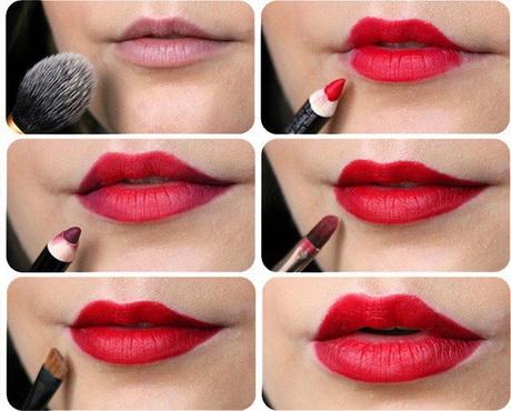 step-by-step-lip-makeup-application-with-pictures-21_8 Stap voor stap lip make-up toepassing met foto  s