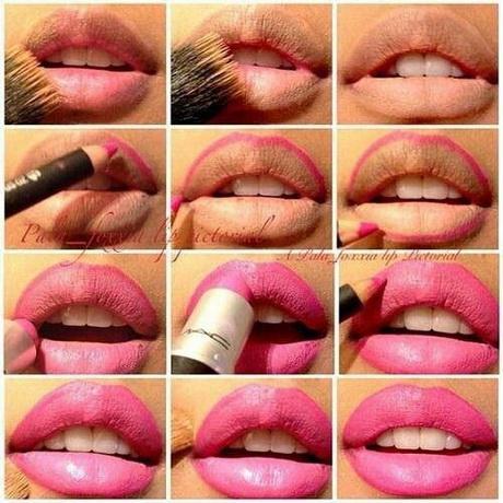 step-by-step-lip-makeup-application-with-pictures-21_9 Stap voor stap lip make-up toepassing met foto  s