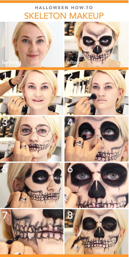 step-by-step-skeleton-makeup-55_4 Stap voor stap skelet make-up