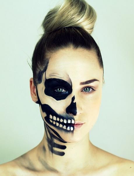 sugar-skull-makeup-half-face-step-by-step-07_10 Suikerschedel make-up halve gezicht stap voor stap