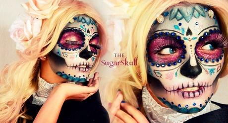 sugar-skull-makeup-tutorial-blue-21_10 Sugar skull make-up tutorial blue