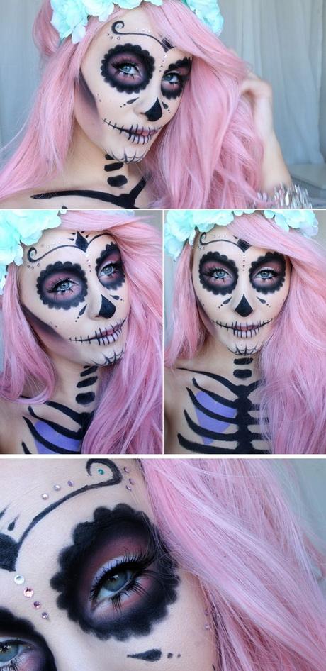 sugar-skull-pin-up-makeup-tutorial-18_2 Sugar skull pin up make-up tutorial