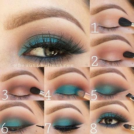 teal-eye-makeup-tutorial-31_2 Teal oog make-up tutorial