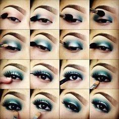 teal-eye-makeup-tutorial-31_5 Teal oog make-up tutorial
