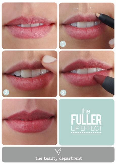 thin-lip-makeup-tutorial-25_8 Thin lip make-up tutorial