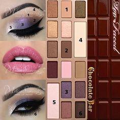 two-faced-chocolate-bar-makeup-tutorial-94_4 Twee gezichten chocolade bar make-up tutorial