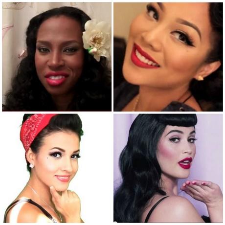 vintage-50s-makeup-tutorial-71 Vintage 50s make-up les