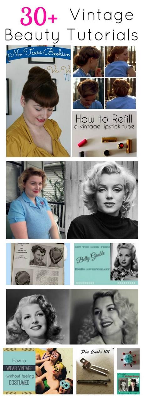 vintage-makeup-tutorial-30s-67_7 Vintage make-up les dertiger  s