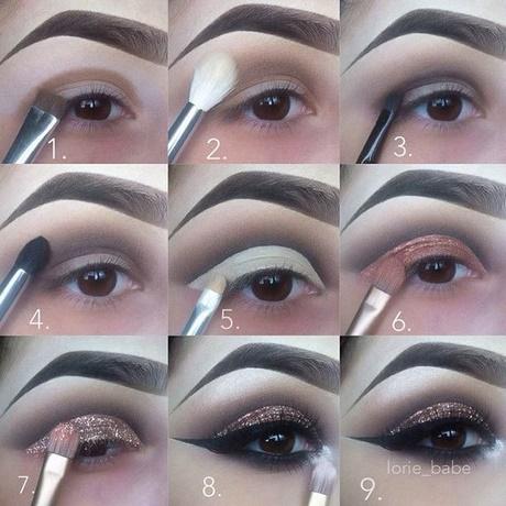 white-glitter-makeup-tutorial-18_3 White glitter make-up les