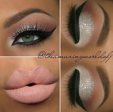 white-glitter-makeup-tutorial-18_7 White glitter make-up les