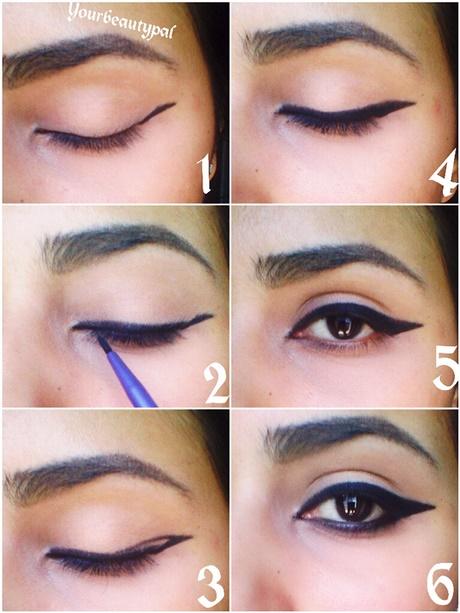 wing-eye-makeup-tutorial-gel-eyeliner-41_5 Gevleugelde oog make-up tutorial Gel eyeliner