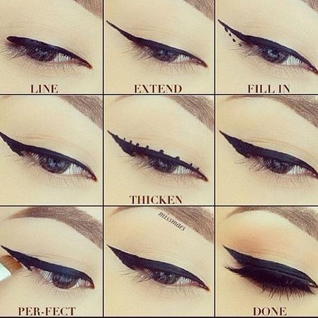 wing-eye-makeup-tutorial-liquid-eyeliner-23_2 Gevleugelde oogmakeup tutorial Vloeibare eyeliner