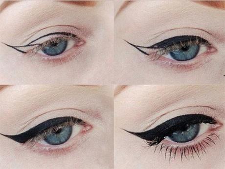 wing-eye-makeup-tutorial-liquid-eyeliner-23_5 Gevleugelde oogmakeup tutorial Vloeibare eyeliner