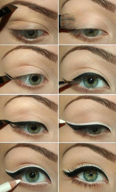 wing-eye-makeup-tutorial-liquid-eyeliner-23_8 Gevleugelde oogmakeup tutorial Vloeibare eyeliner