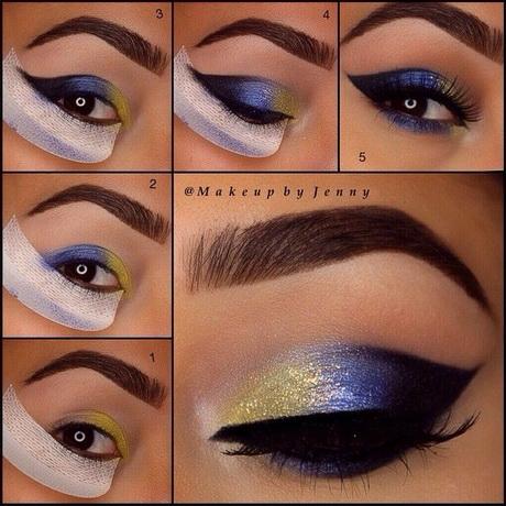 yellow-and-blue-makeup-tutorial-29_2 Les geel en blauw make-up