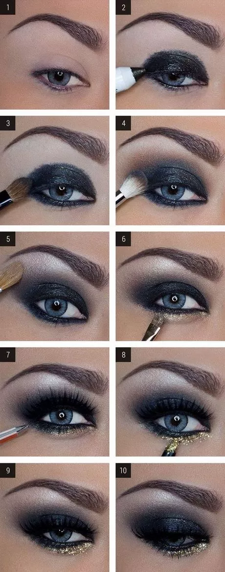 blue-smokey-eye-makeup-tutorial-46_11-3 Blauwe smokey eye make-up tutorial