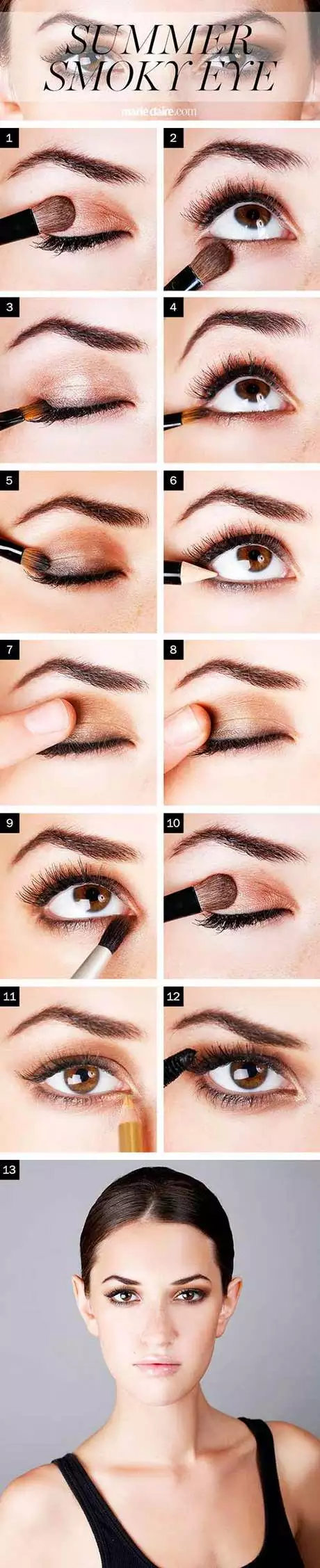 bronze-smokey-eye-makeup-93-2 Bronze smokey eye make-up