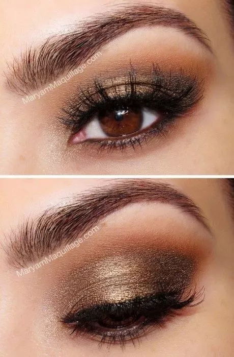 brown-eye-makeup-looks-44_14-7 Bruine oog make-up looks