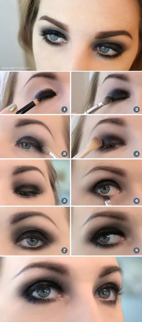dark-eye-makeup-ideas-29_4-13 Donkere oog make-up ideeën