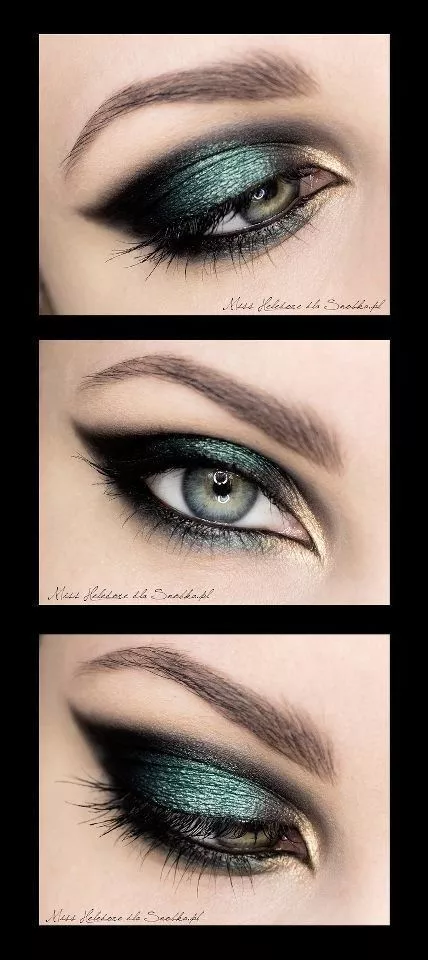 dark-green-eye-makeup-66-1 Donkergroene oogmake-up