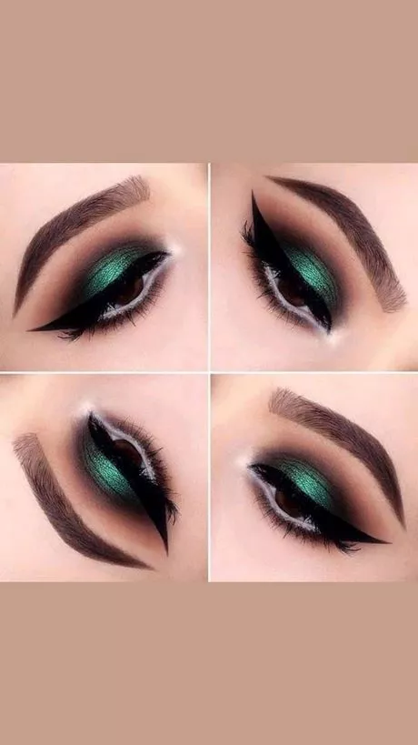 dark-green-eye-makeup-66_3-11 Donkergroene oogmake-up