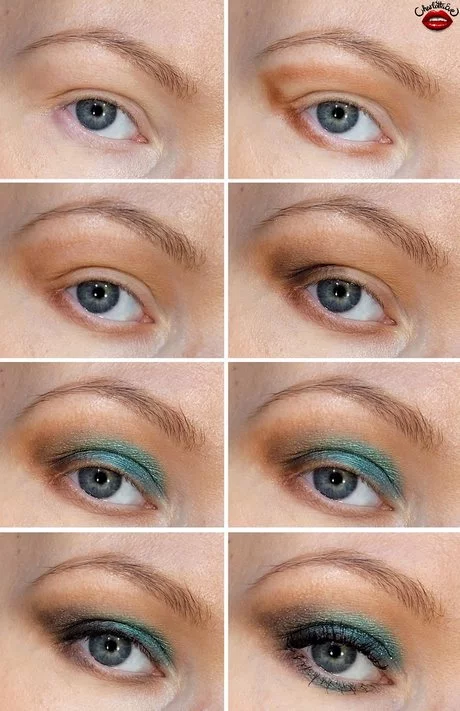 eye-makeup-tutorial-green-eyes-85_8-16 Oog make-up tutorial groene ogen
