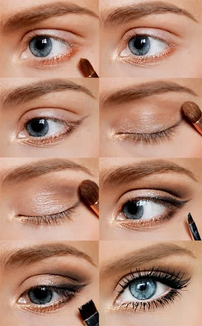 eye-makeup-tutorials-for-blue-eyes-06_7-15 Oog make-up tutorials voor blauwe ogen