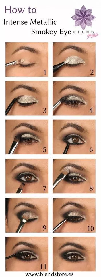 how-to-apply-a-smokey-eye-makeup-42_9-19 Hoe maak je een smokey eye make-up toe te passen