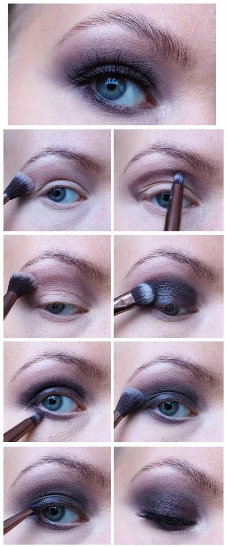 purple-smokey-eye-makeup-17_8-14 Paarse smokey eye make-up